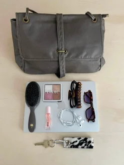 Design By Si Vilo skuldertaske med spænde - Brun New