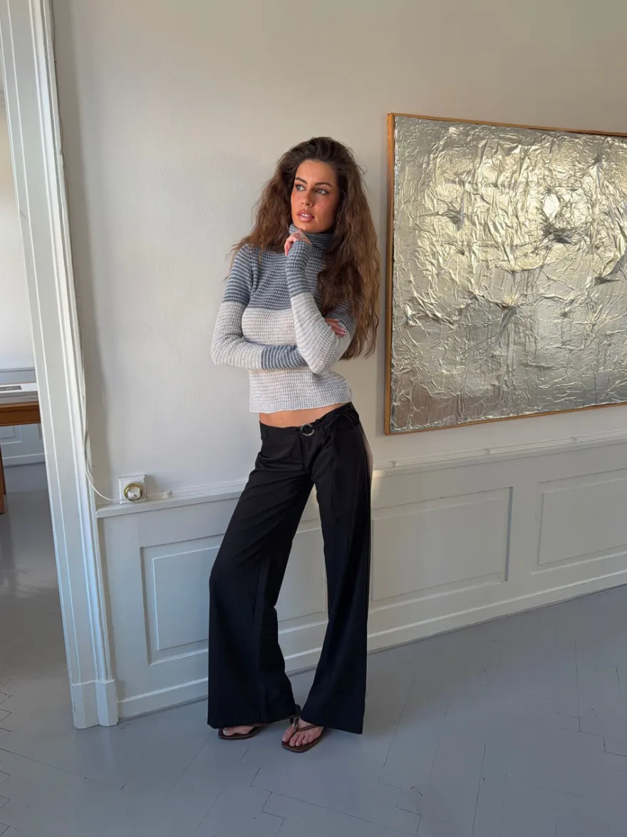 Design By Si Vinna suitbukser med metalring - Sort Sale