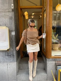 Design By Si Vinnie strik - Brun Sale