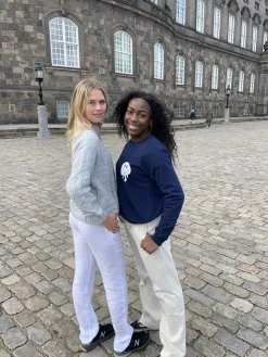 Design By Si Viva lærredsbukser - off white Best