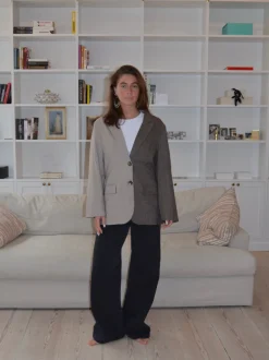 Design By Si Vivenne duo blazer - Beige/brun New