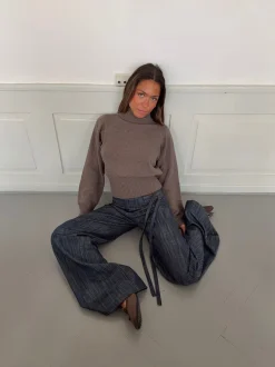 Design By Si Vivina turtleneck - Brun Clearance