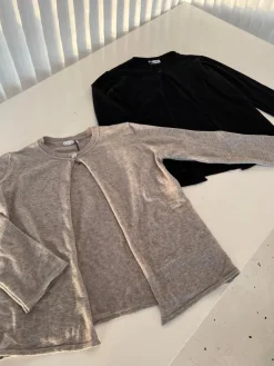 Design By Si Xenia cardigan - Grå Clearance