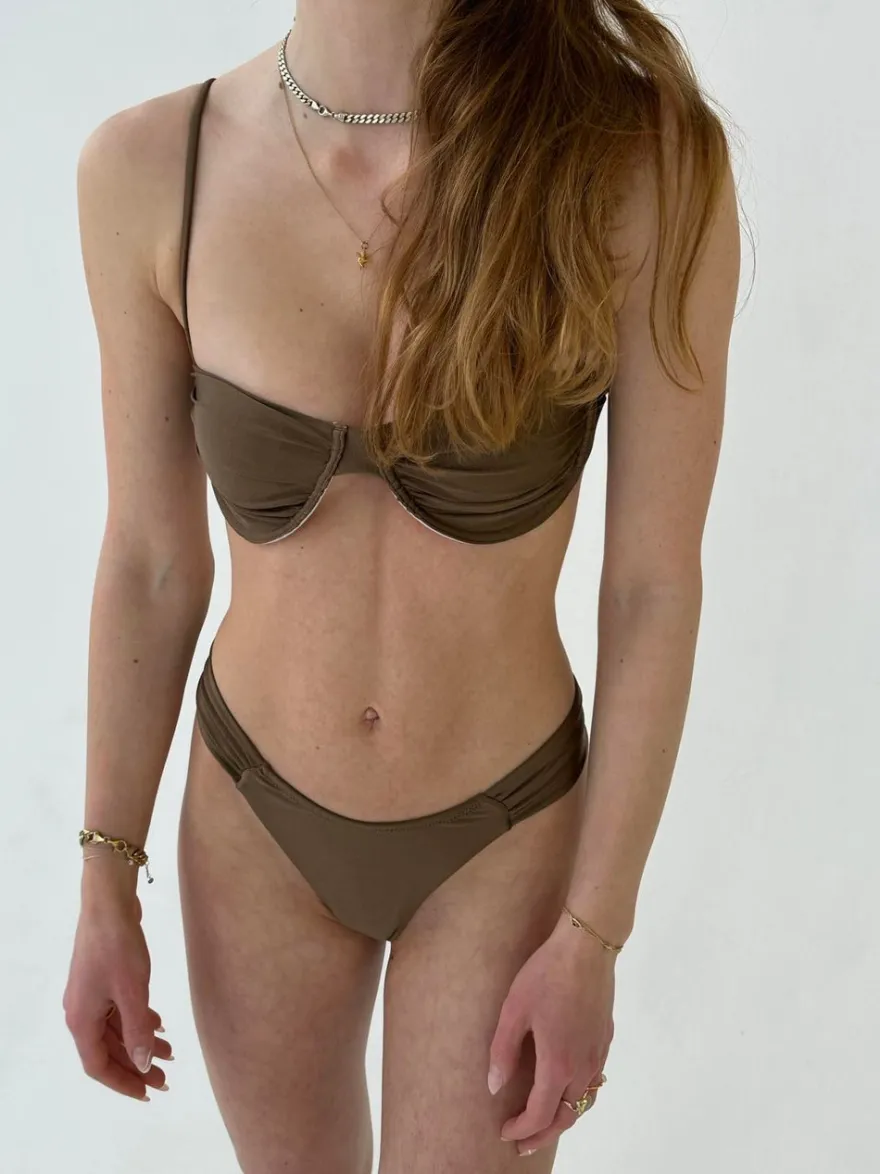Design By Si Zelena bikini - brun Discount