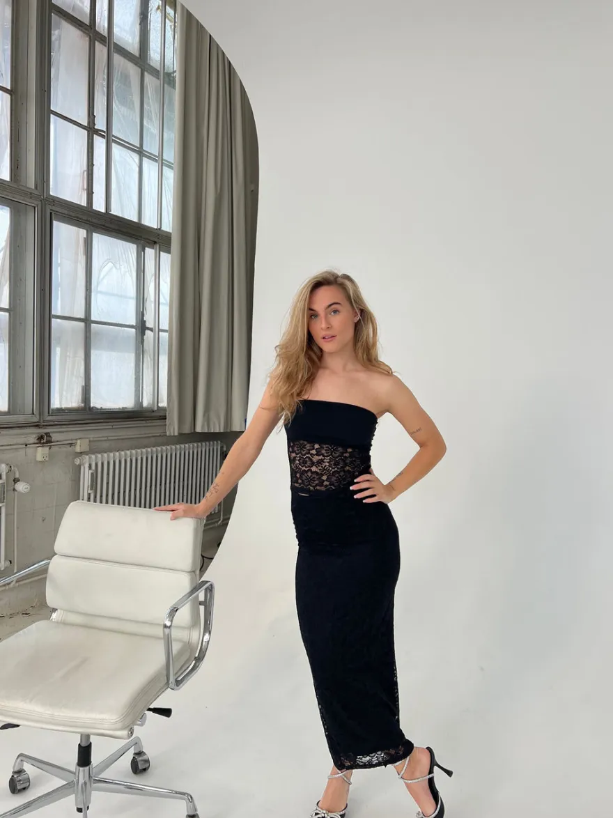 Design By Si Zera tubetop i blonde - Sort Discount