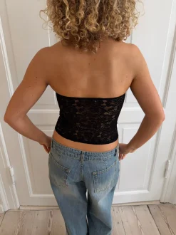 Design By Si Zera tubetop i blonde - Sort Discount